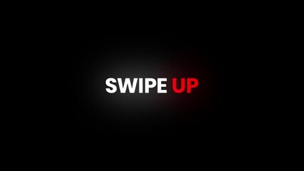 Swipe Up – 4K Particles Text Animation for Instagram Stories and Ads - Powered by Adobe
