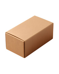 Fototapeta premium Rectangular Cardboard Soap Box Mockup | Kraft Packaging Design Template | Minimal Branding Presentation PNG