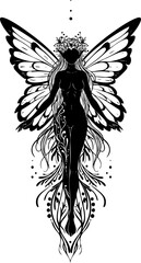 Obraz premium angel wings Abstract Butterfly Wing Pattern