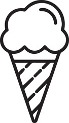 ice cream icon design silhouette design vector art illustrator