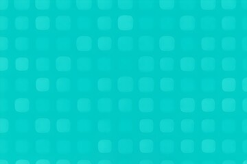 Teal rounded square grid on minimal abstract background