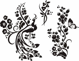 Asian Floral Ornamental Desig...