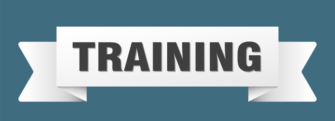 training ribbon isolated on transparent background. training ribbon