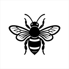Obraz premium honey bee icon vector