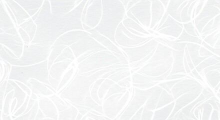 Abstract White Textured Surface with Wavy Lines