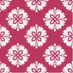 Floral Seamless Pattern Vector Background