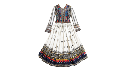 PNG the traditional dress is a costume worn by women on a transparent background