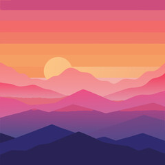 Soft gradient banner with pink orange and lavender hues