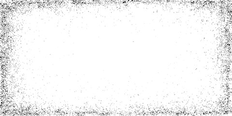 Dirty water drops splash against a black grunge frame