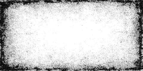 Abstract water splash with frozen texture on a black grunge frame