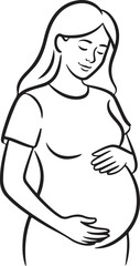 Pregnant Woman Silhouette Vector – Motherhood Design

Mom to Be Vector Bundle – Pregnancy Silhouette Collection

Mother and Baby Silhouette Vector for Family and Maternity Design