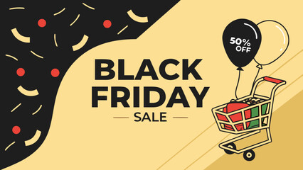 Black Friday Sale Shopping Discount Retail Vector