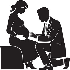 Pregnant Woman Silhouette Vector – Motherhood Design

Mom to Be Vector Bundle – Pregnancy Silhouette Collection

Mother and Baby Silhouette Vector for Family and Maternity Design