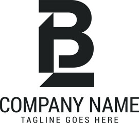 Obraz premium Letter BL or LB Modern, Minimalist Vector Logo Design Templates