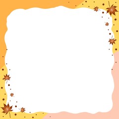 hand painted flower frame illustration tree for wedding design logos and greeting cards