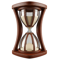Hourglass isolated on transparent background