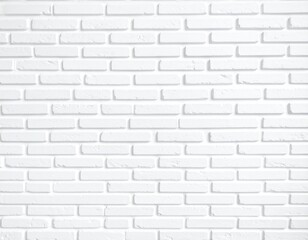 Fototapeta premium Abstract, white, painted, brick, wall, background; minimalistic, textured, surface, modern, interior, clean, neutral, contemporary, design, architecture, backdrop, pattern, light, subtle, rough, decor