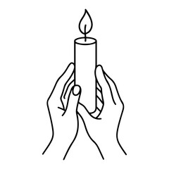 Vector illustration of a mourning card with a black ribbon and decorative border design