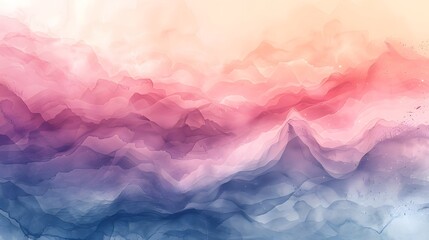 Obraz premium Serene Abstract Watercolor Gradient Art Background