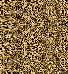 Leopard skin pattern texture; Fashionable print
