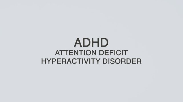 ADHD diagnosed with a hand holding a stethoscope on a white background, highlighting mental health, medical assessment, patient care, focus issues, and clinical evaluation