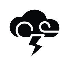 Storm icon design template