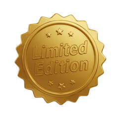 Golden Limited Edition Badge: Exclusive Design Element