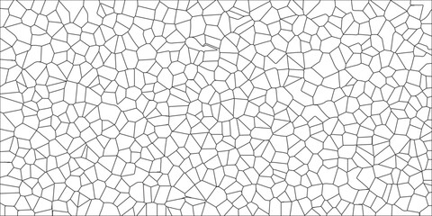 Obraz premium Abstract geometric cellular pattern with organic shapes and voronoi diagram style for creative designs and backgrounds.Retro White Camouflage Seamless Vector Pattern with Grunge Texture, Broken Glass 
