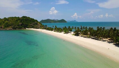Obraz premium Tropical island beach paradise
