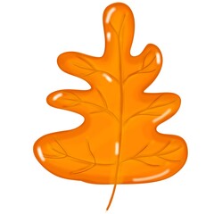 Obraz premium Illustration of tree leaves