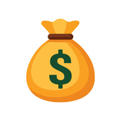 Money Bag with Dollar Sign Icon