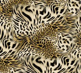 Leopard skin pattern texture; Fashionable print
