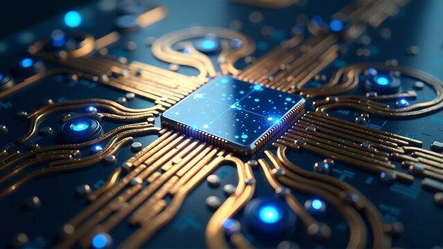 Quantum Computing Core - Powered by Adobe