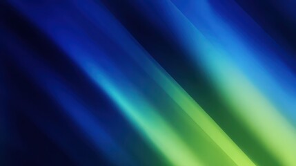 Abstract Background with Diagonal Gradient of Blue Teal and Light Green