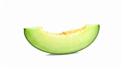 Fresh melon isolated on white background with clipping path