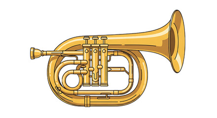 Fototapeta premium Baritone horn