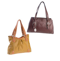 female bag isolated on white