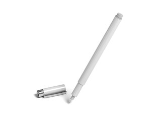 Pen 3D Render Isolated White for Mockup 2