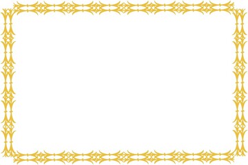 Simple Unique Frame with White Background, Border Frame, Photo Frame, Amaizing Frame, Unique Golden Frame