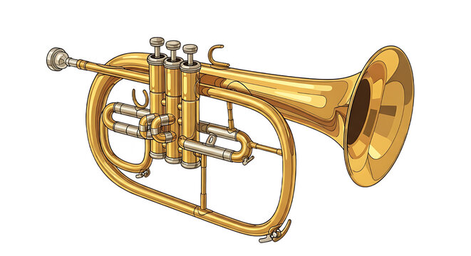 A flugelhorn for jazz music