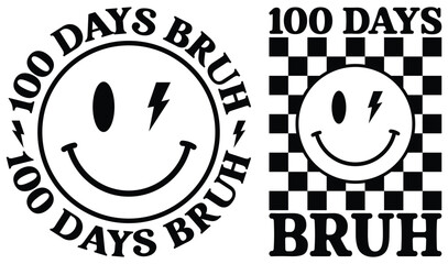 100 Days Of School 2 Design T-shirt Design