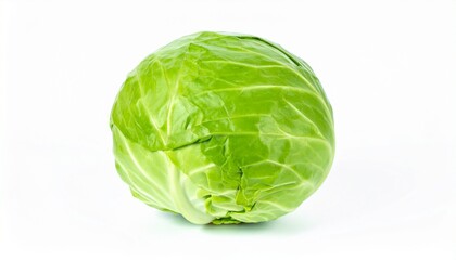 Fototapeta premium cabbage isolated on white background, clipping path, full depth of field