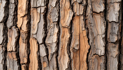 Obraz premium Wooden bark texture