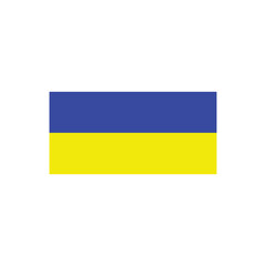 Ukraine national flag. vector illustration. business education.