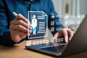 Online Job Application Submission with Digital Checklist for Employment Opportunities and Human Resources Management Success through Technology