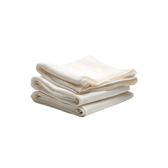 Crisp, pristine white fabric sheets stacked, perfect for bedding, textiles, or design projects, offering a clean, modern aesthetic.