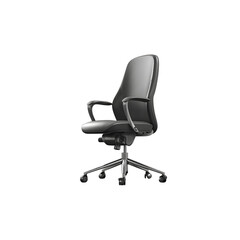 Modern executive office chair in sleek design, perfect for professional workspaces, focus and productivity.