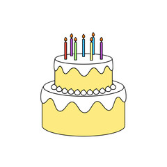 Simple Birthday Cake 