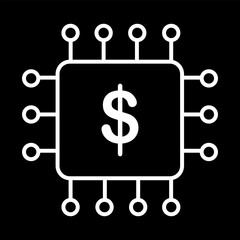 NFC Wallet Payment icon. Vector icon design