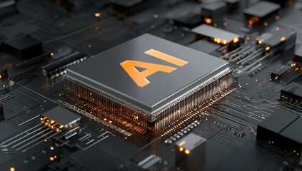 AI chip on circuit board (3)